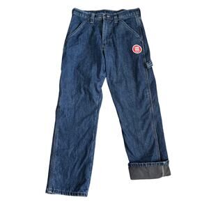 NEW Wrangler Fleece Lined Jeans Men 29x30 Act (30x29) Carpenter Heritage Relaxed